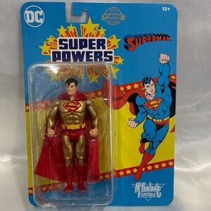 DC Super Powers Superman Gold & Red Action Figure
